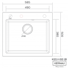 Kernau KGS H 60 1B Pure White